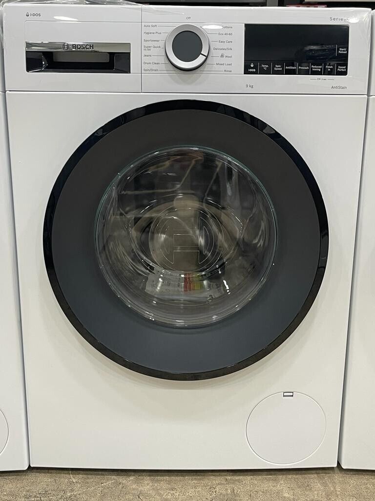 Bosch Series 6 WGG244A9GB Washing Machine, 9kg Load, 1400rpm Spin, White
