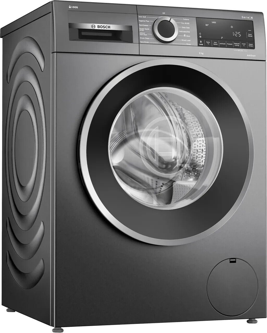 Bosch Series 6 i-Dos™ WGG244ARGB 9kg Washing Machine with 1400 rpm – Graphite –