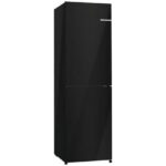 Bosch Series 2 KGN27NBFAG Freestanding 50/50 Fridge Freezer, Black
