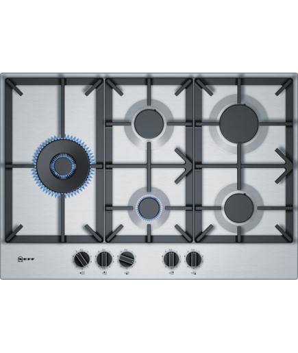 Neff  T27DS79N0 Gas Hob, Stainless Steel