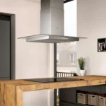 Neff I95GBE2N0B 90Cm Clear Glass Island Hood