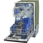 Bosch Series 2 SPV2HKX42G Fully Integrated SLIMLINE Dishwasher, Stainless Steel