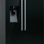 Bosch Series 6 KAD93ABEP Freestanding 65/35 American Style Fridge Freezer, Black