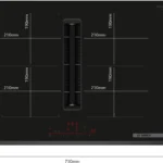 Series 6 Induction hob with integrated ventilation system 70 cm surface mount without frame