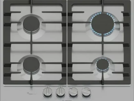 BOSCH Series 6 PCP6A5I90 60 cm Gas Hob - Stainless Steel