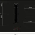 Neff N50 V58NBS1L0 80cm Venting Induction Hob, Black